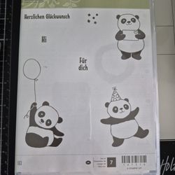 Stamp Set Party Pandas, Sale-A-Bration