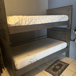 Grey  Twin Bunk Bed