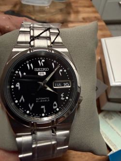 Seiko 5 Automatic Arabic Dial – Brand New Watch