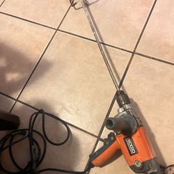 Ridgid 9 Amp Corded 1/2 in. Spade Handle Mud Mixer