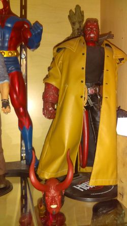 Hell boy action figures replica head 1/6 scale