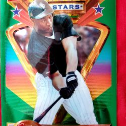 BO JACKSON  TOPPS FINEST 5 BY 7 CARD 
