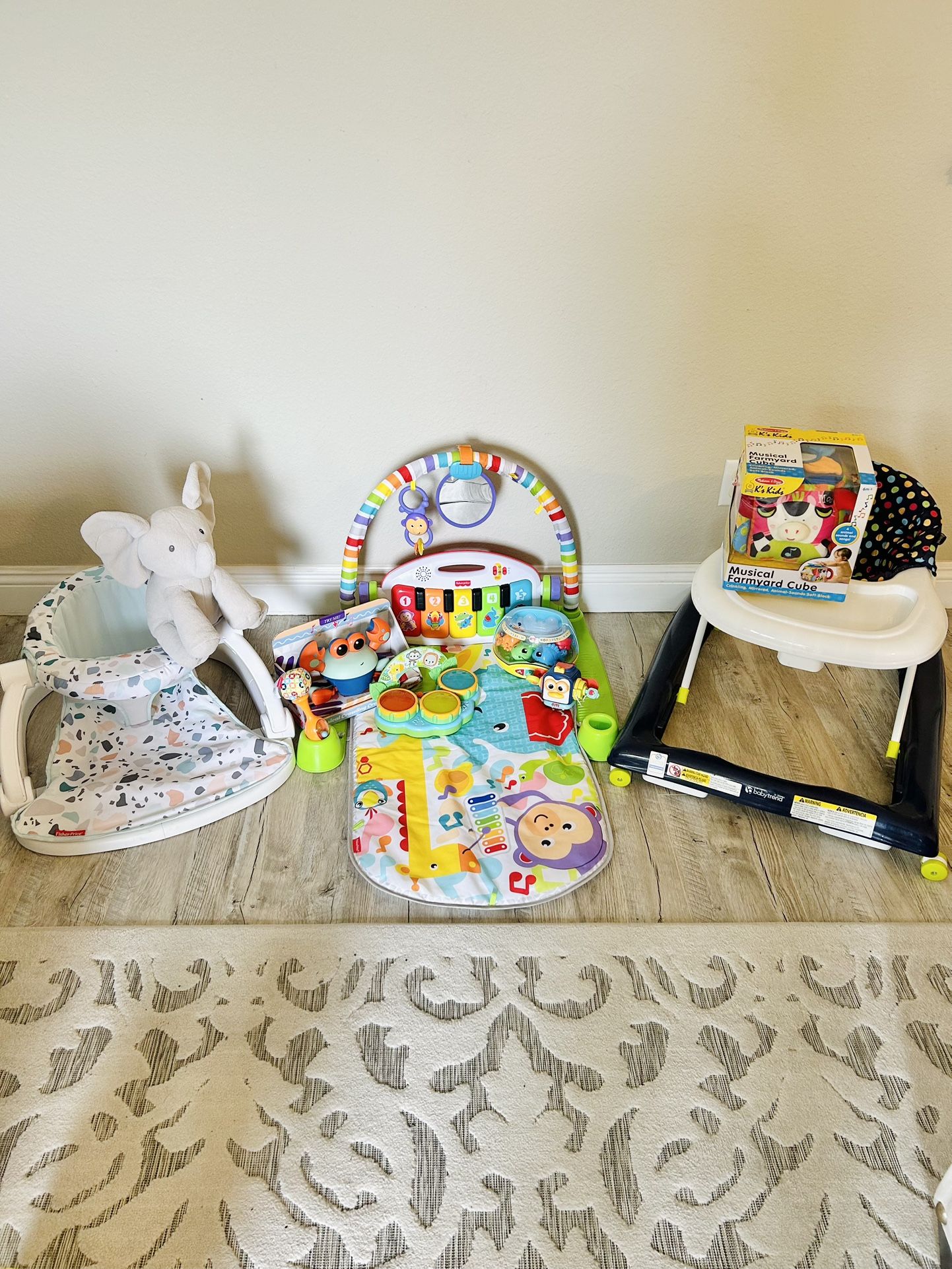 Baby Gear - Sit Me Up, Activity Mat, Walker Etc 