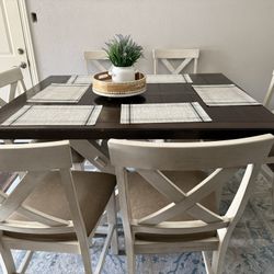 8 Chair Counter Height Dining Table