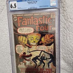 Fantastic Four #8 Stan Lee JACK KIRBY