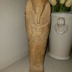 Egyptian Olive Tree Hand Carved Wood Sculpture 