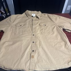 dubnik 3XL customized version tan button down