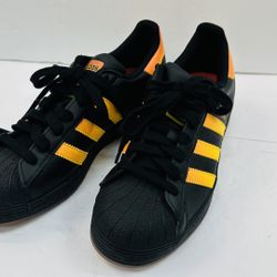 adidas Superstar 'Black Beam Yellow Gradient' Shoes Sneakers Size 6.5