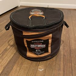 Harley Davidson Oil Can Inspired Collapsible Cooler