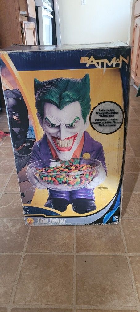 Joker Halloween Candy Bowl Holder/Decoration for Sale in South