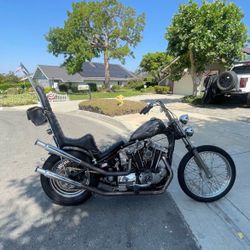 1984 Harley xIh lead sled hard tail
