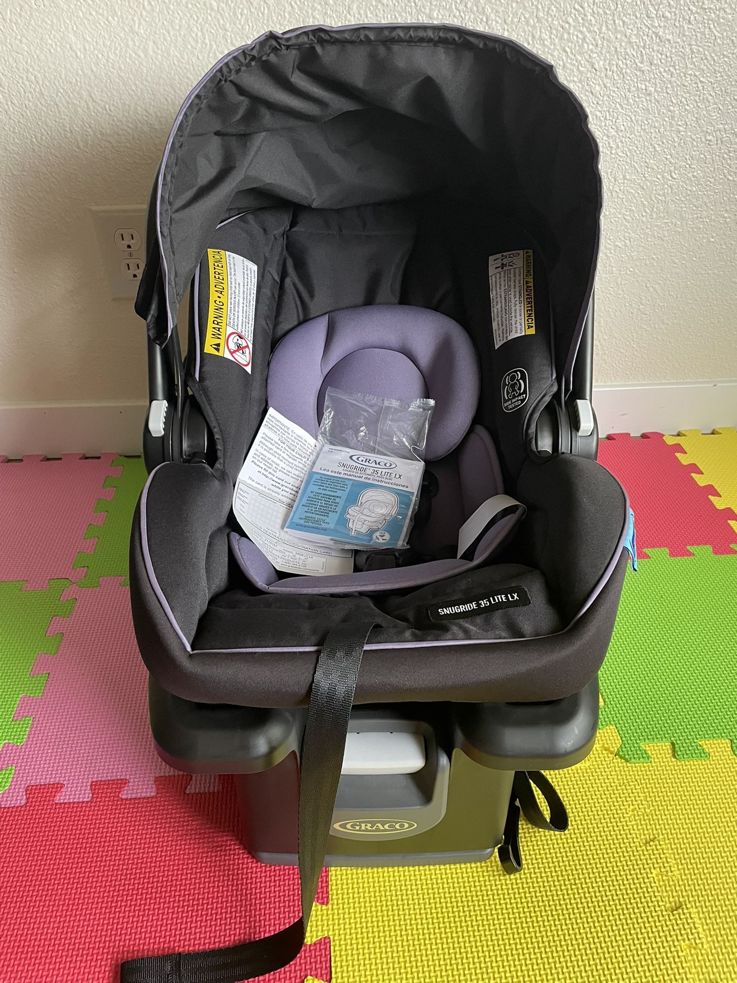 Graco SnugRide 35 Lite LX Infant Car Seat, Hailey~ Asiento Infantil Para Bebé