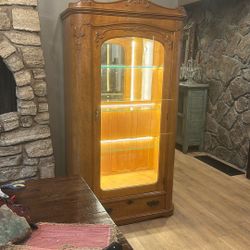 Antique China Hutch - Burke Maple 