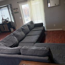 Sectional Couch With Ottoman 
