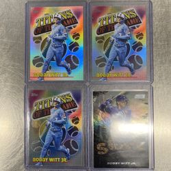 Bobby Witt Jr. card lot(Lot of 4)