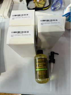Massage oils. Have 3 5$ each