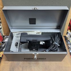 Porter Cable Model 555 Plate Joiner 120V Biscuit Joiner With Hard Metal Case