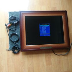 20 inch Flat screen monitor wood frame