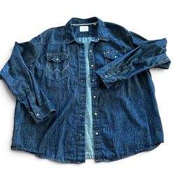 Wrangler dark denim shirt or Jacket XXL