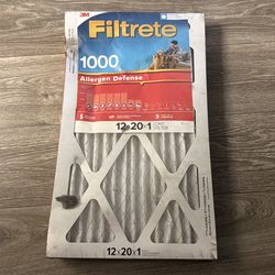 12x20x1 filters 2 pk