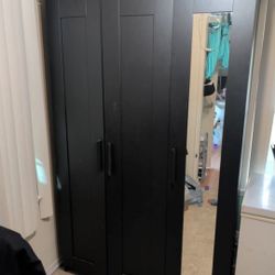 IKEA Dark Brown Wardrobe 
