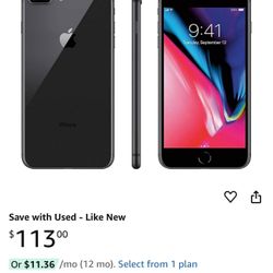 Iphon8 64 G  Unlock Phon New 100%
