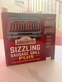 Johnsonville Sizzling Sausage Grill PLUS (New in Box)