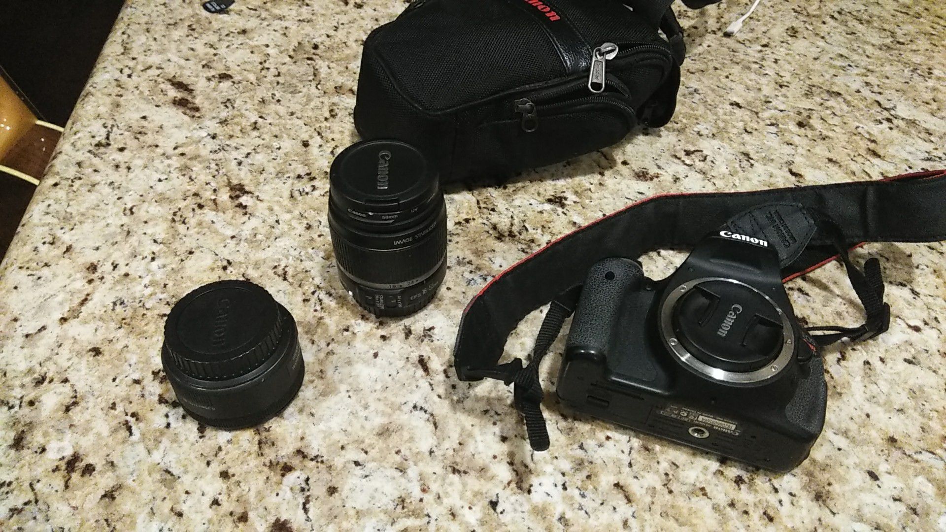 Canon rebel t3i with lenses