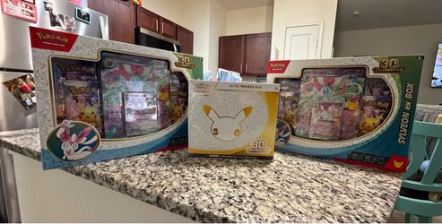 Pokémon TCG 30th Celebration Bundle – Sylveon ex Box x2 + Elite Trainer Box