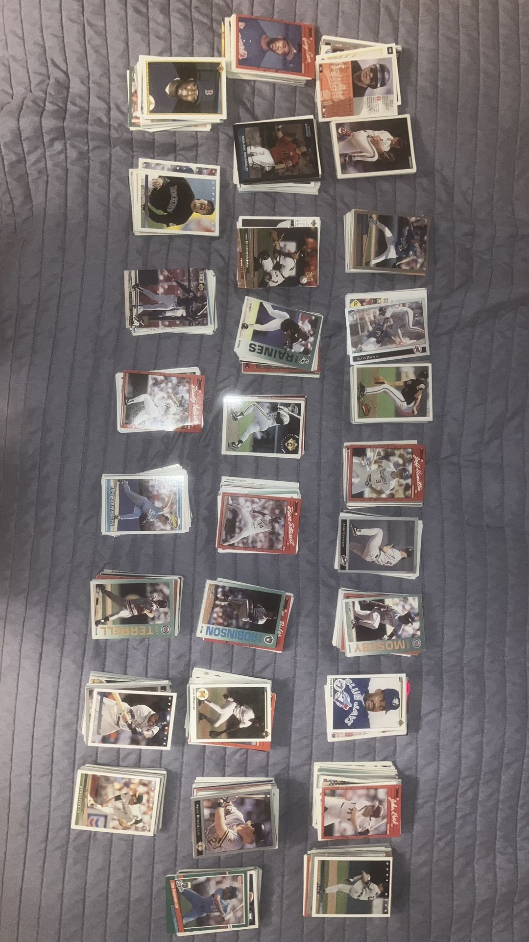 Thousands of mint MLB baseball cards