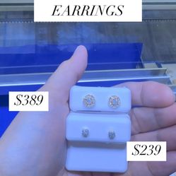 10K DIAMOND EARRINGS