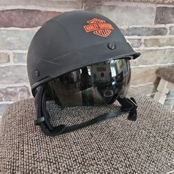 Harley Davidson helmet.