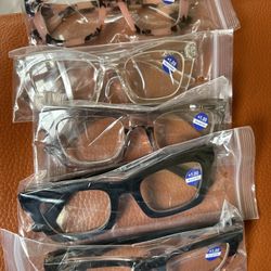 CCVOO 6 Pack Oprah Style Reading Glasses for Women Blue Light Blocking