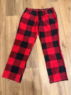 Red Plaid pajama pants