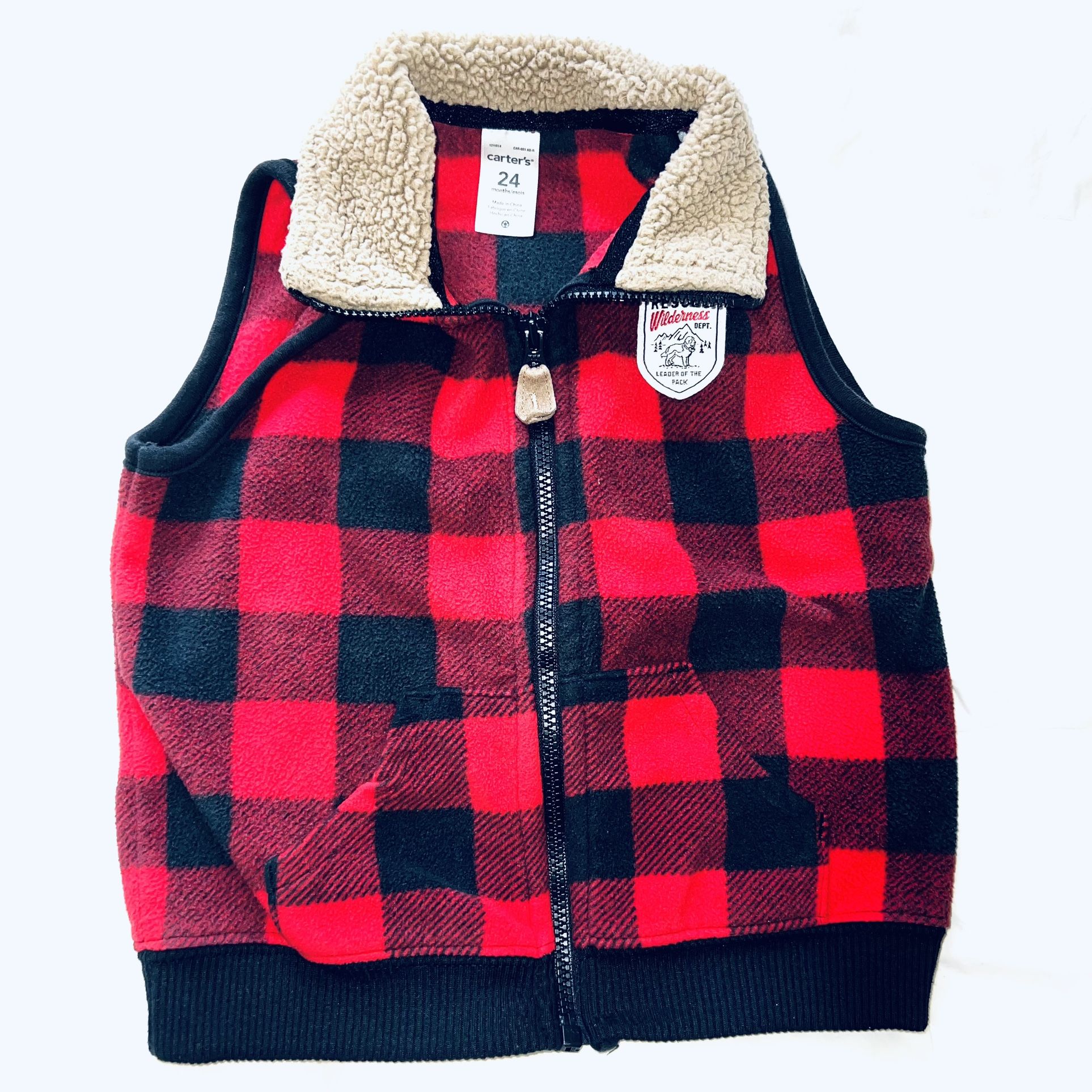 Carters Buffalo Plaid Rescue Squad Best