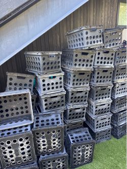 Milk crates- used. Free
