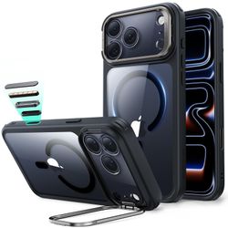 ESR For IPhone 17 Pro Case With Stand, Camera Control Cover Compatible With MagSafe, Military-Grade Drop Protection Magnetic Phone Case For IPhone 17 