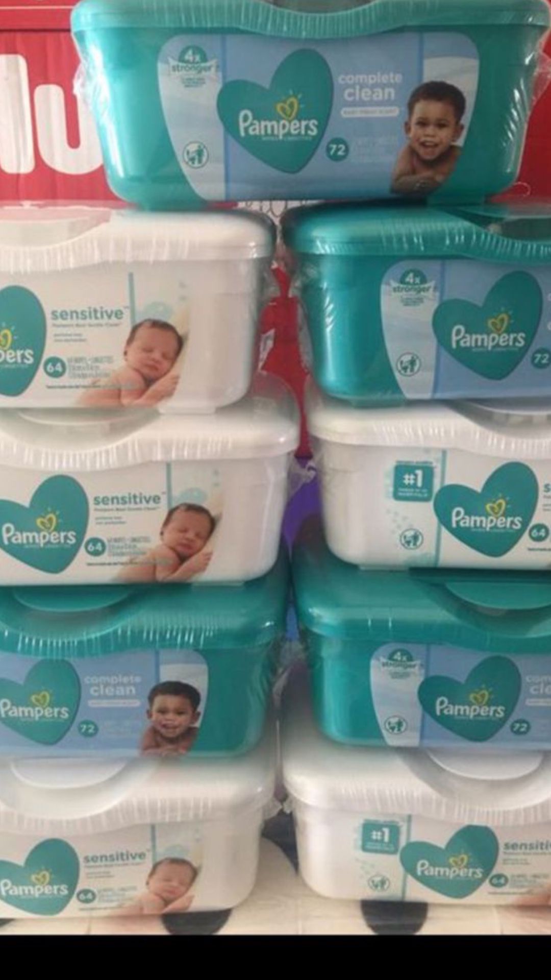 Pampers baby wipes