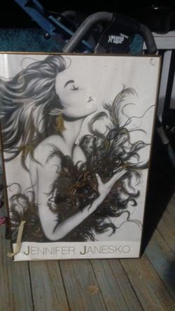 Framed art print rare