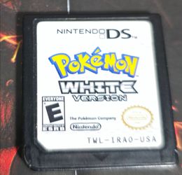 Pokemon White Version Nintendo DS Authentic Game Cartridge only Tested