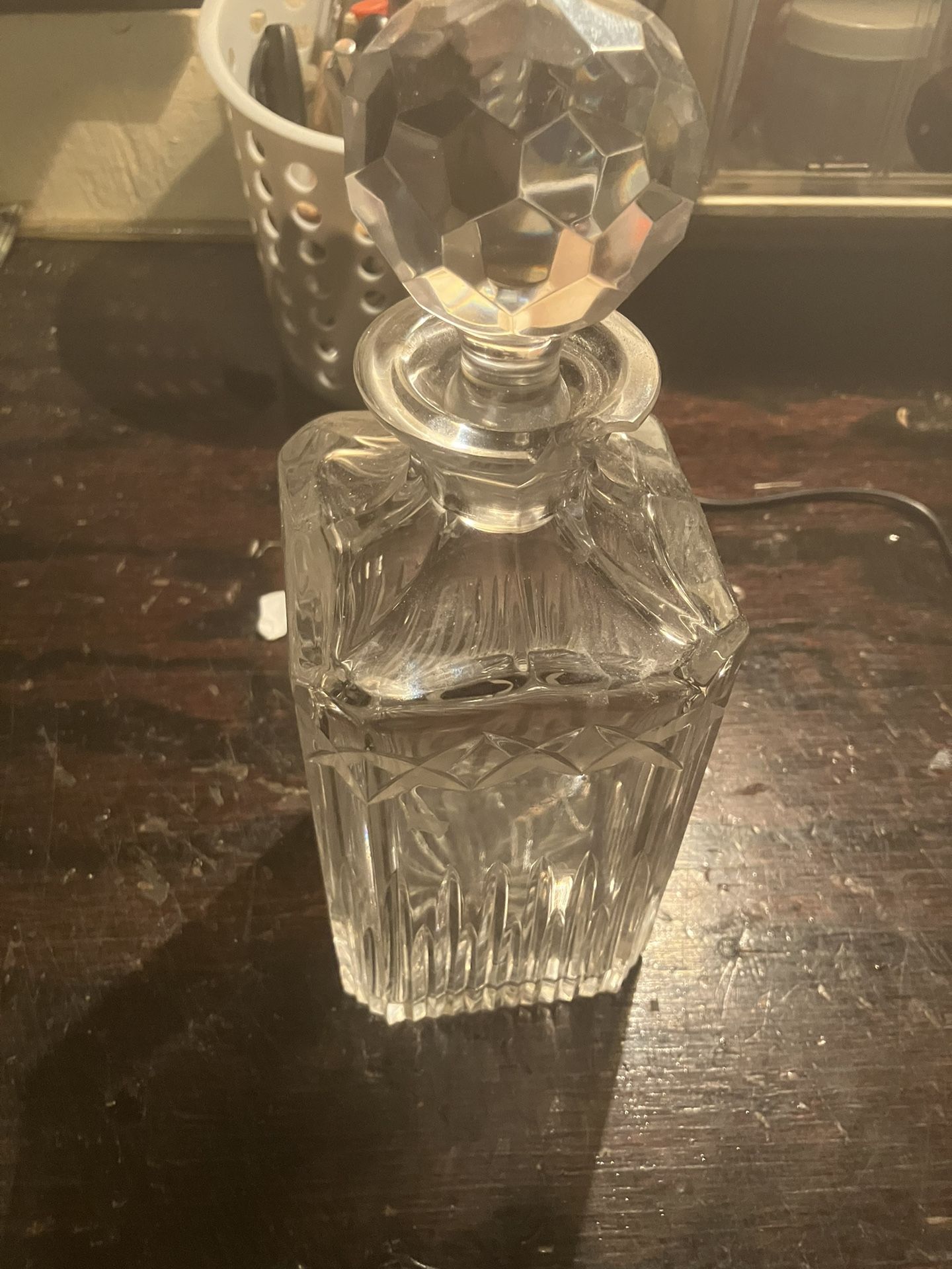 Decanter Made By Atlantis (has Stamp)