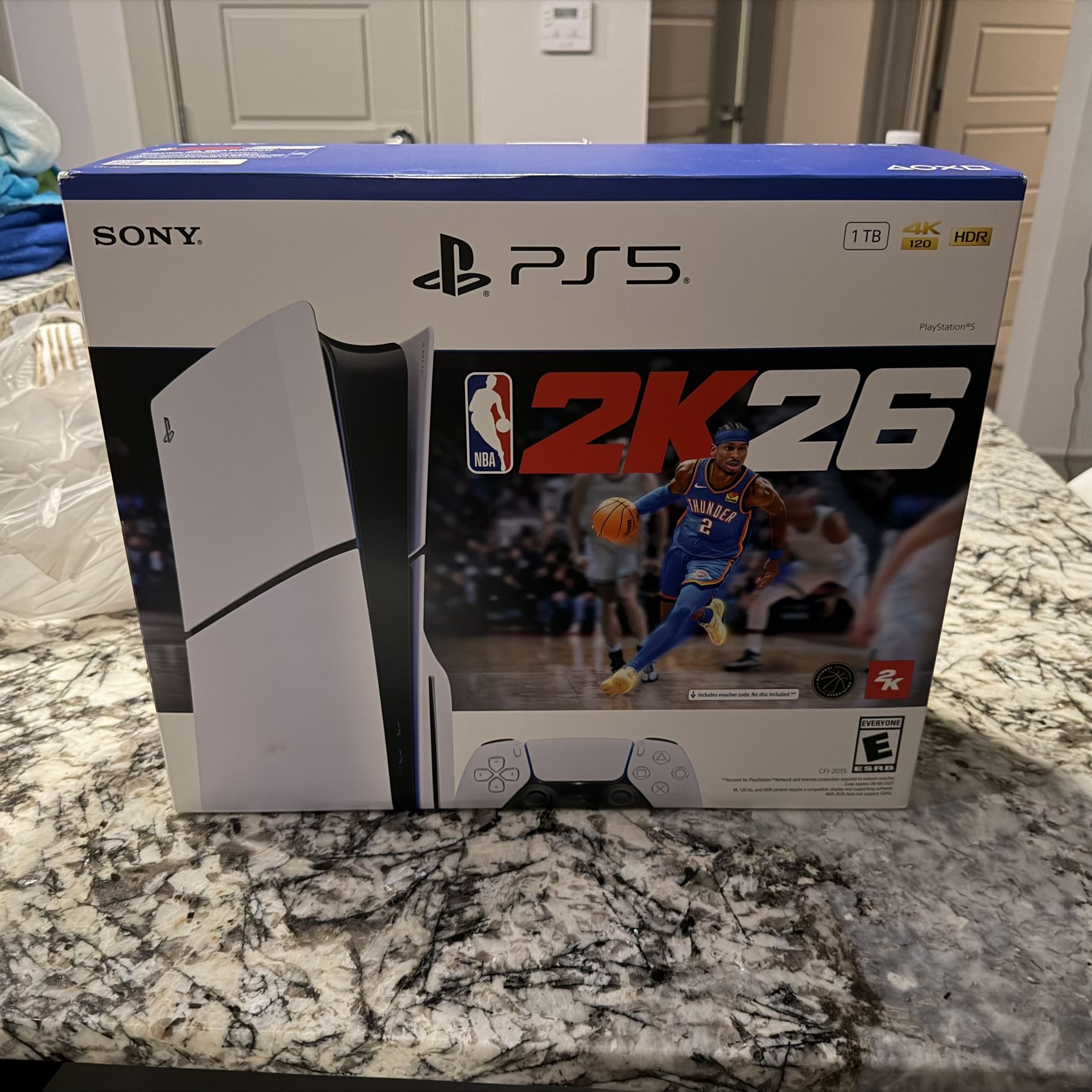 Sony PlayStation 5 Slim Disc Edition NBA 2K26 Bundle