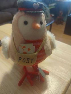 Harkin 2022 post office pink and white bird