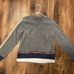 Brand New Womans Tommy Jeans/ Tommy Hilfiger brand Gray Pull Over Sweater Up for Sale
