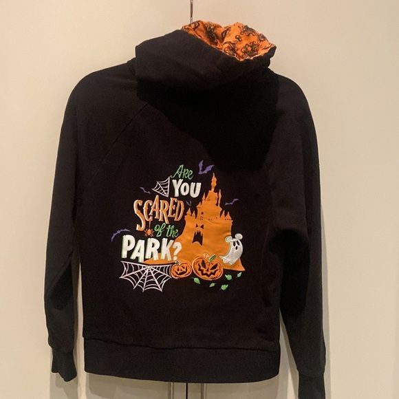 Disney Halloween Are You Scared Of The Park Zip-Up Hoodie