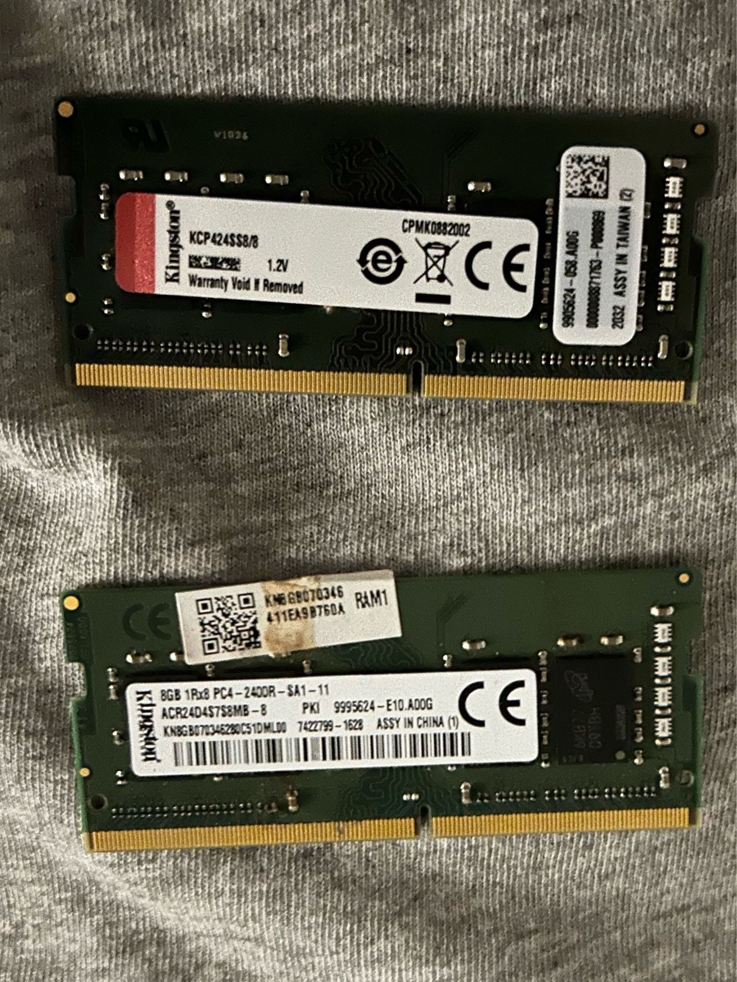 “16GB (2×8GB) Kingston DDR4 Laptop RAM 2400MHz SODIMM Memory