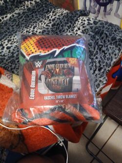 wwe Eddie Guerrero raschel throw blanket