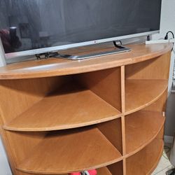 Corner TV Stand  custom made, Pure Wood