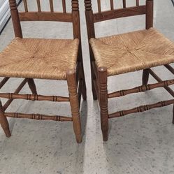 1 PAIR OF WICKER CHAIR $10.00 EACH