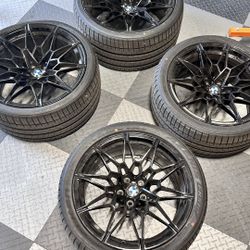 G80 m3 competition wheels with brand new tires (drivin under 100 miles)